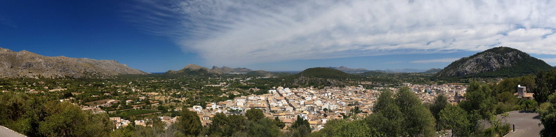 Ausblick von Pollença gen Norden