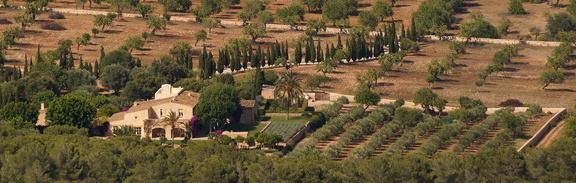 Blick vom Castillo de Santueri