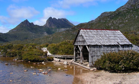 Tasmanien, Dove Lake Boatshed, Cradle Mountain